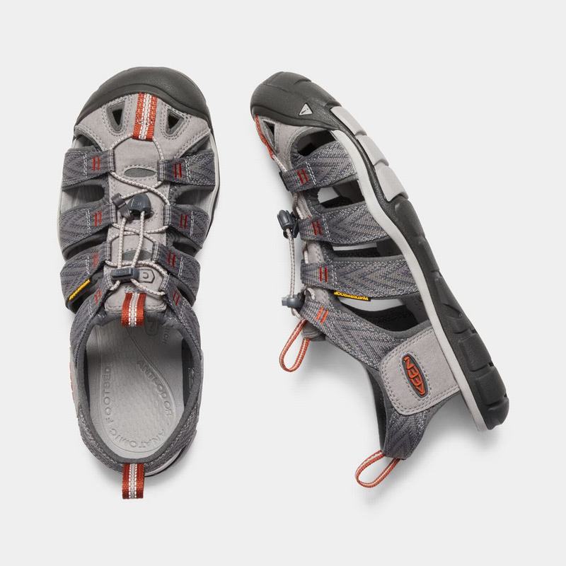 Keen Clearwater Cnx Mens Hiking Sandals Grey Stockists NZ (2379-DJEZB)